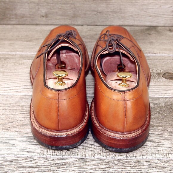 *NIB* $395 Allen Edmonds HILLCREST Derby 14 B Narrow Chestnut *add $15 new Trees main image 13